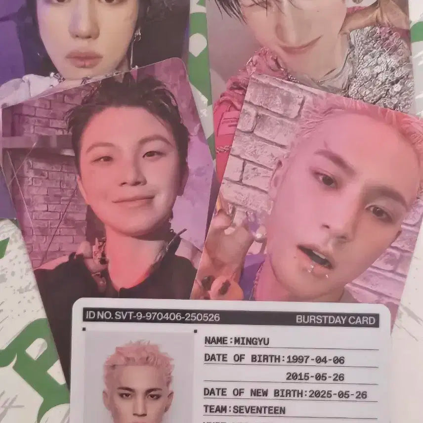 세븐틴 정규5집 NEW BURSTDAY ver. 랜포, ID카드포함