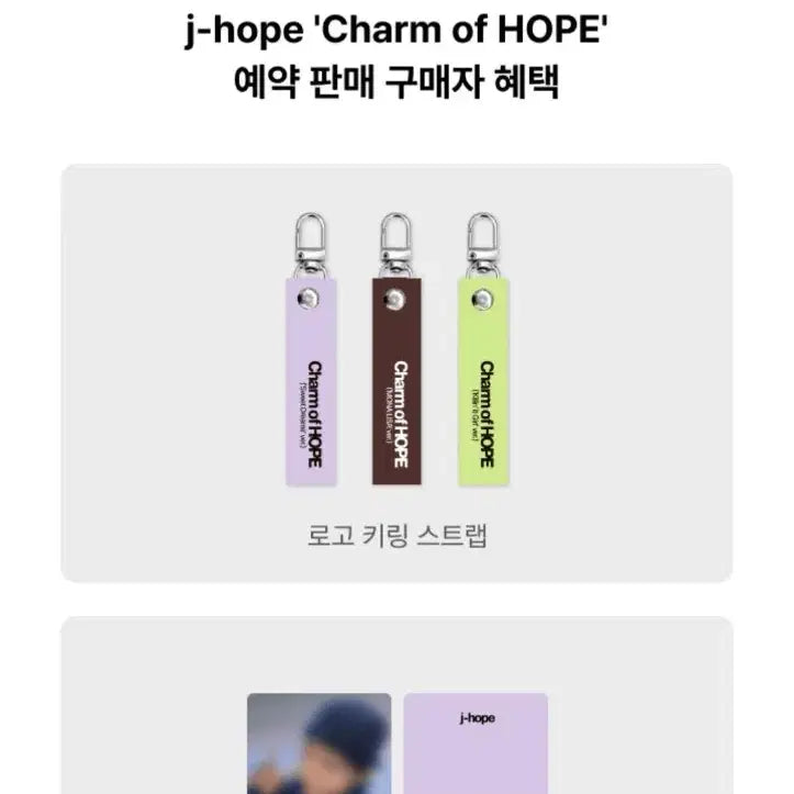 BTS 방탄소년단 JHOPE 제이홉 cham of hope 미개봉 풀세트