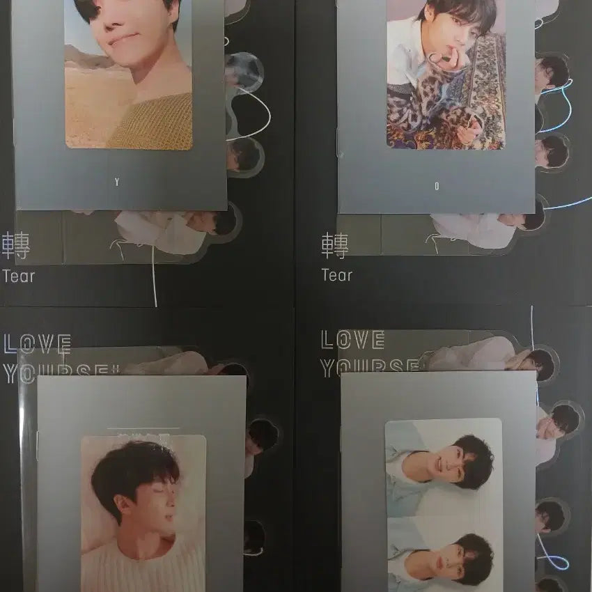 방탄 럽셀 티어 앨범과 포카