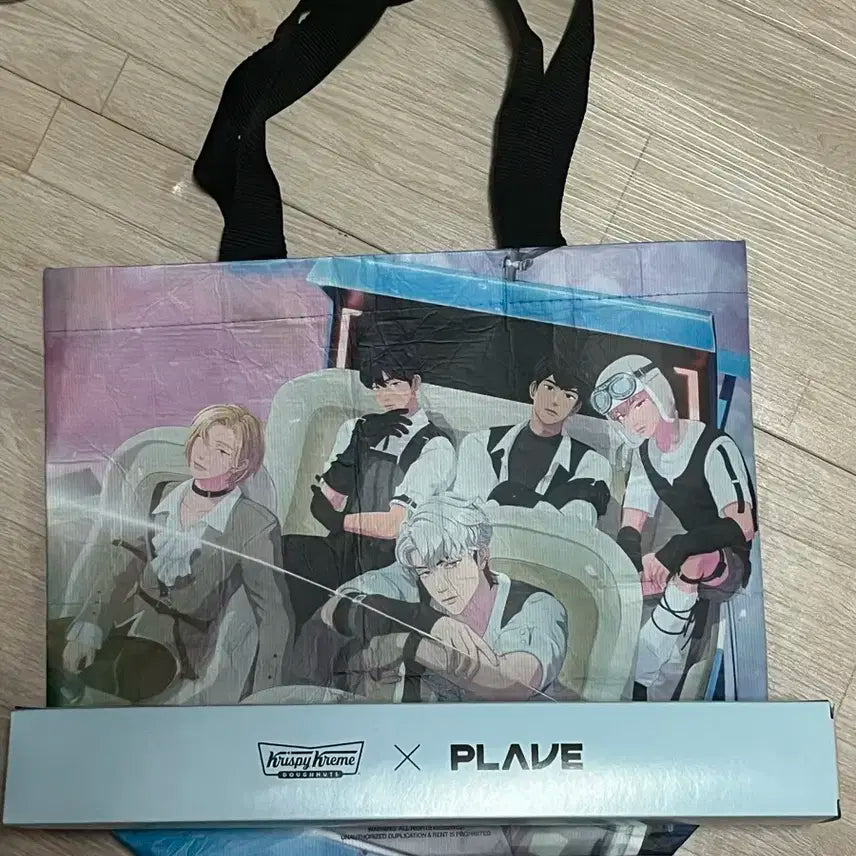 플레이브 도넛 포스터 + 1주년 팝업 백