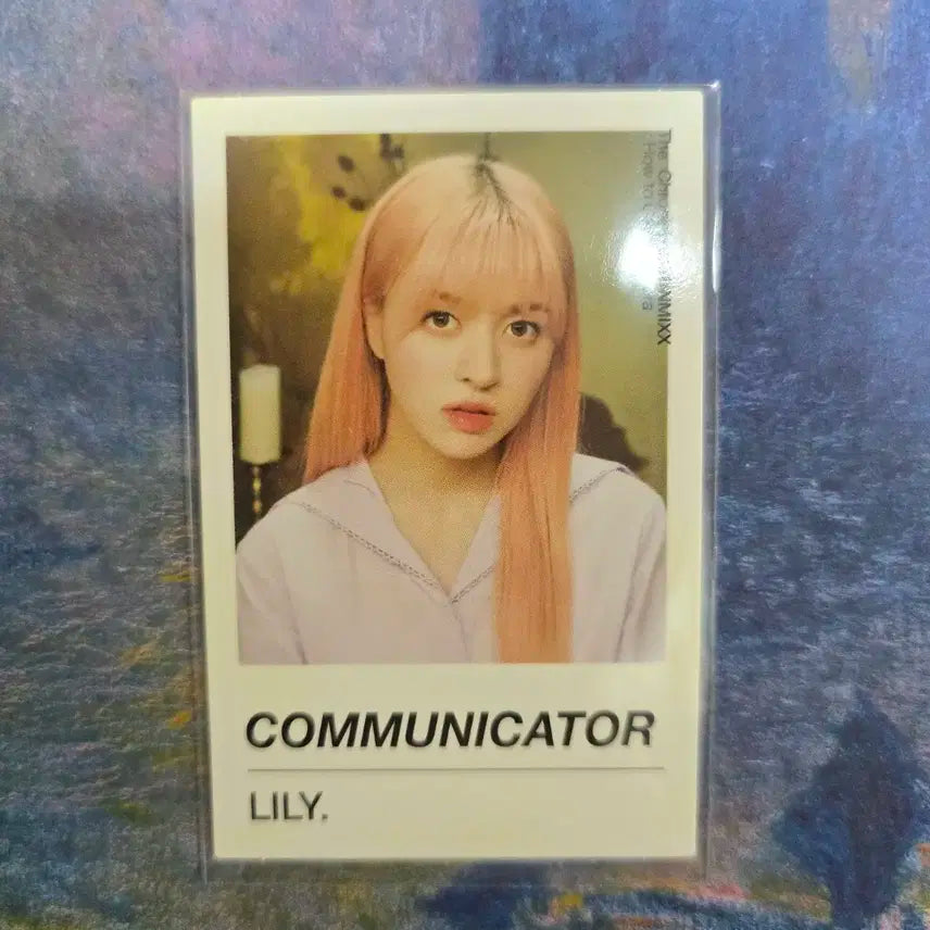 엔믹스 Chronicles 트레카 트레이딩 포카 릴리