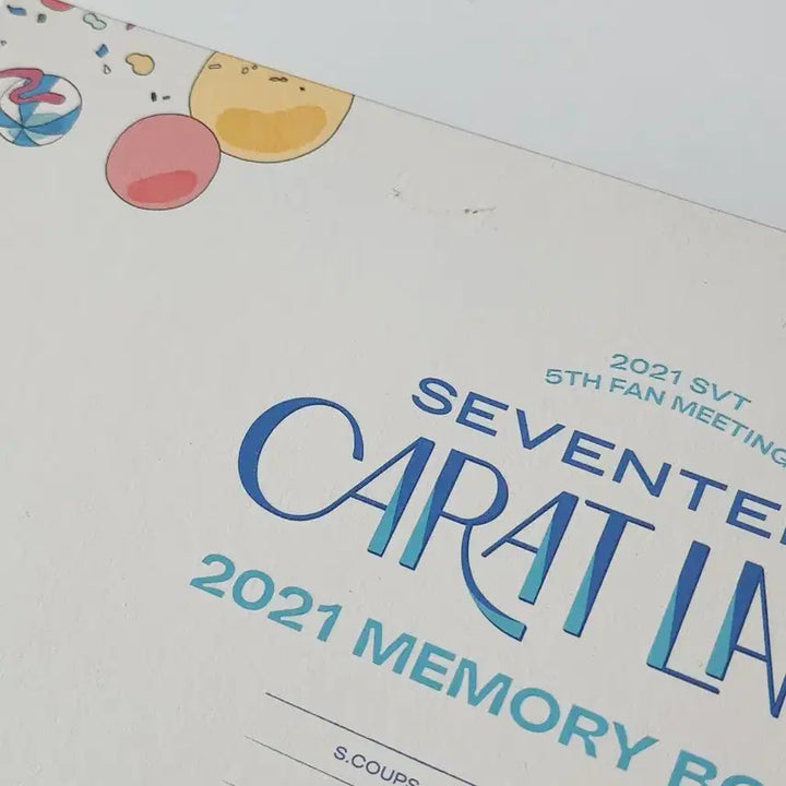 세븐틴 2021 캐럿랜드 메모리북