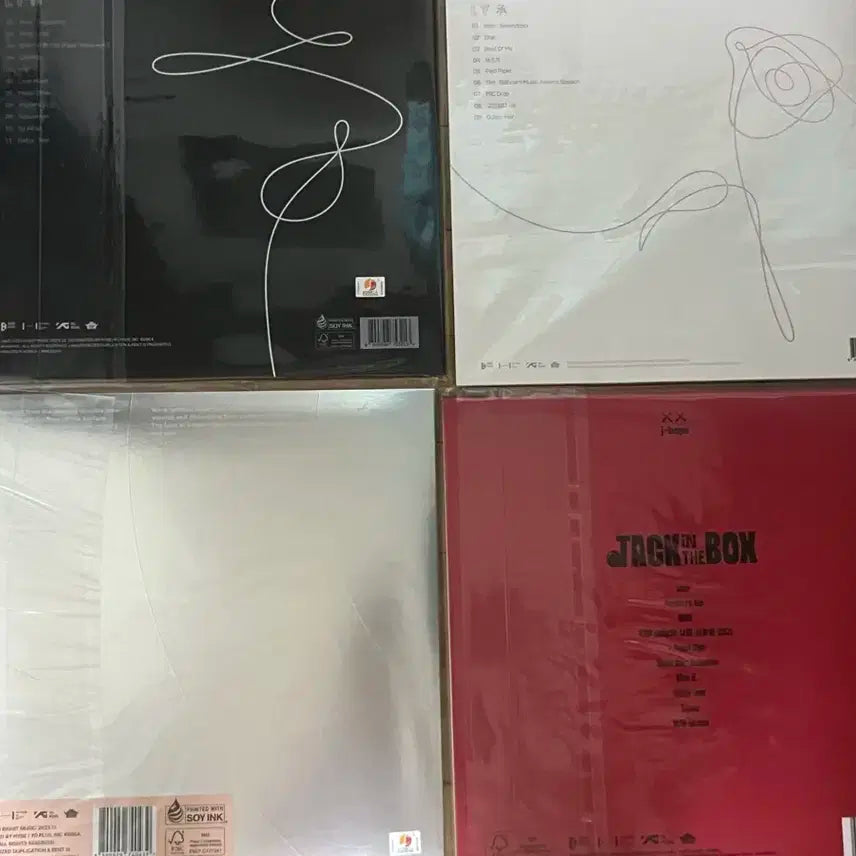 방탄 LP - 티어,럽셀허, 페이스 잭인더박스 양도