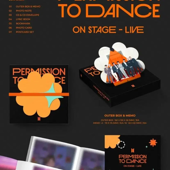BTS 방탄 퍼투댄 온 스테이지 라이브 세트 + 퍼투댄 서울 디지털 코드