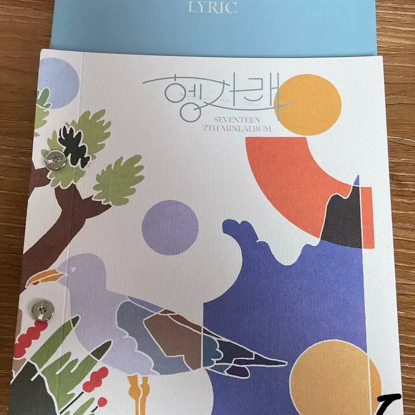 세븐틴 행가래 둘 ver. 개봉 앨범