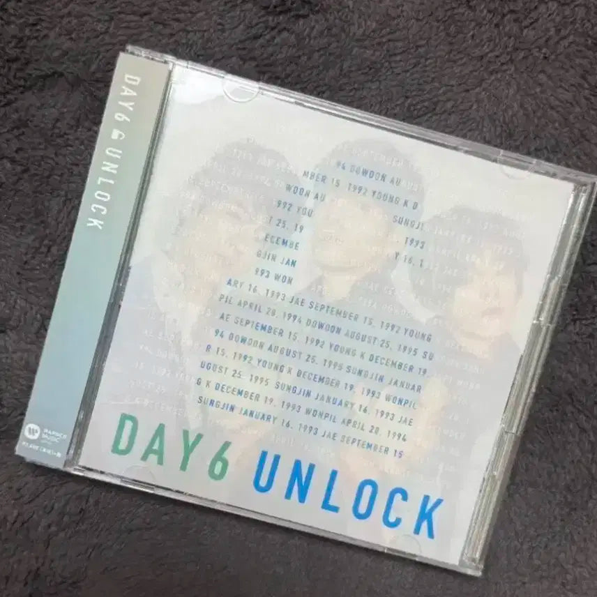 데이식스 일본 한정판 초판 앨범 unlock dvd+cd 판매합니다.