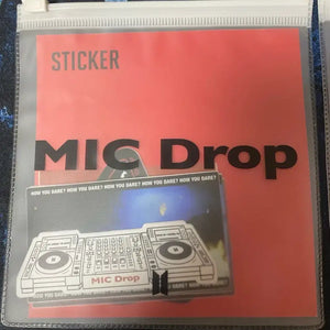 [BUNJANG] [Sealed] Bangtan BTS Mic Drop Deco Sticker / [미개봉]방탄 bts 마이크 드롭 데코스티커