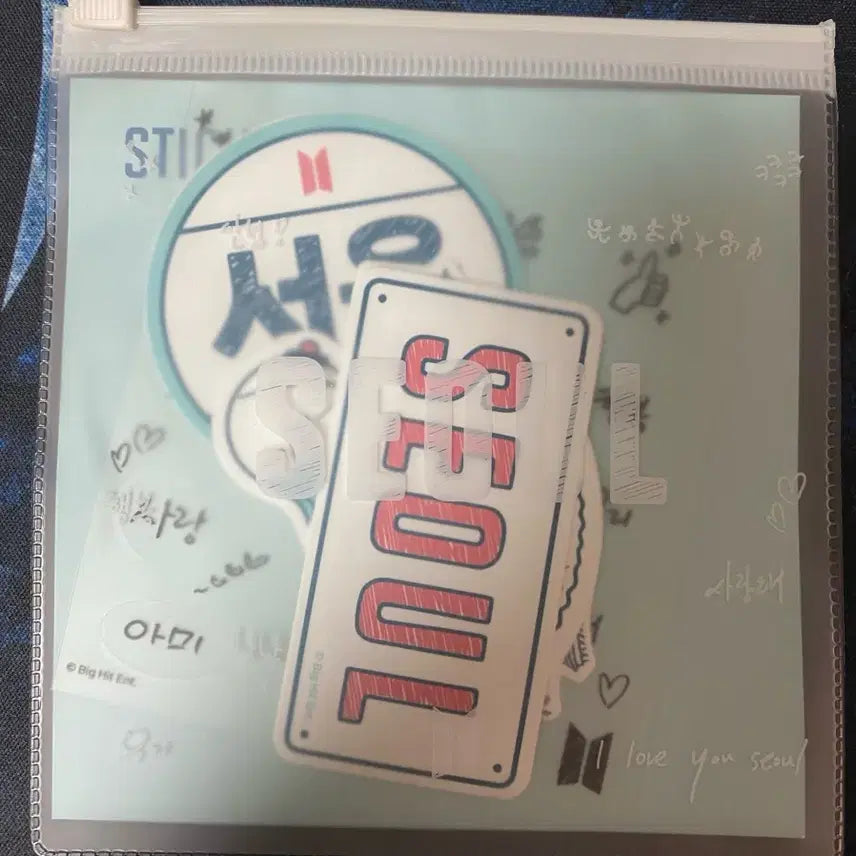 [미개봉] 방탄 bts 서울 데코스티커