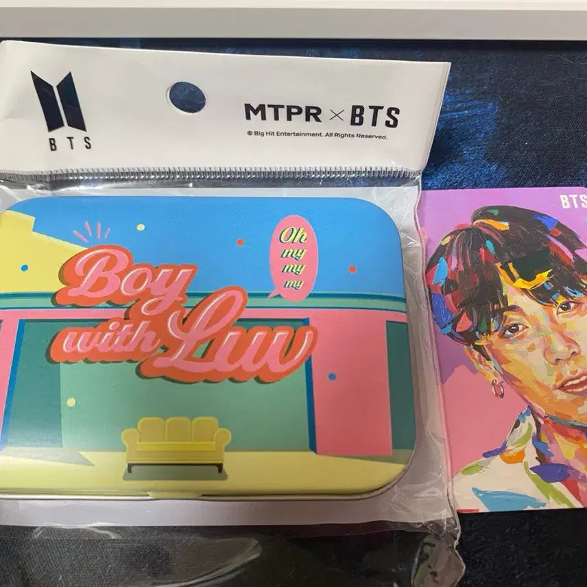 [개봉-미사용]방탄 bts mtpr 작은시 렌즈케이스 정국