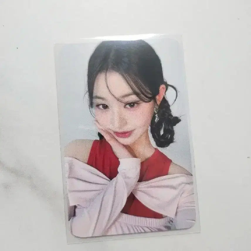 아이브 장원영 어뮤즈 팝업 한정 포토카드 포카