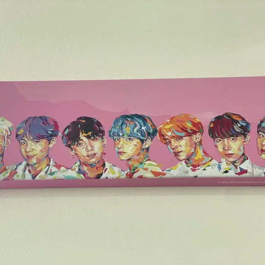 BTS 방탄 캔버스 MTPR 콜라보 액자