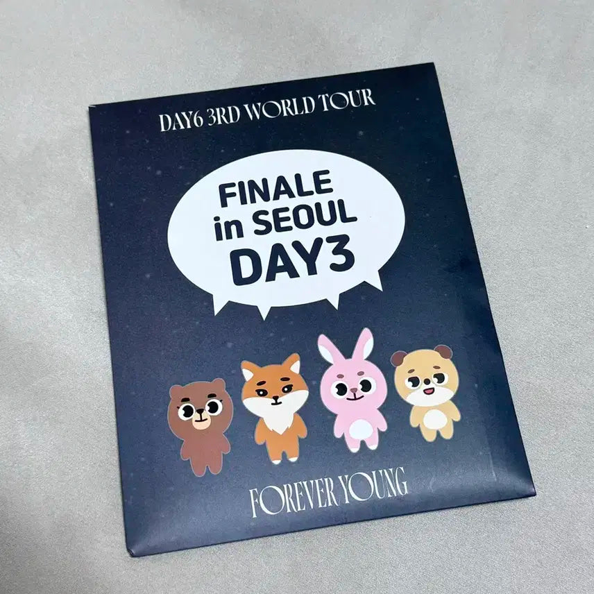데이식스 포에버영 앙콘 피날레 첫막 입장키트