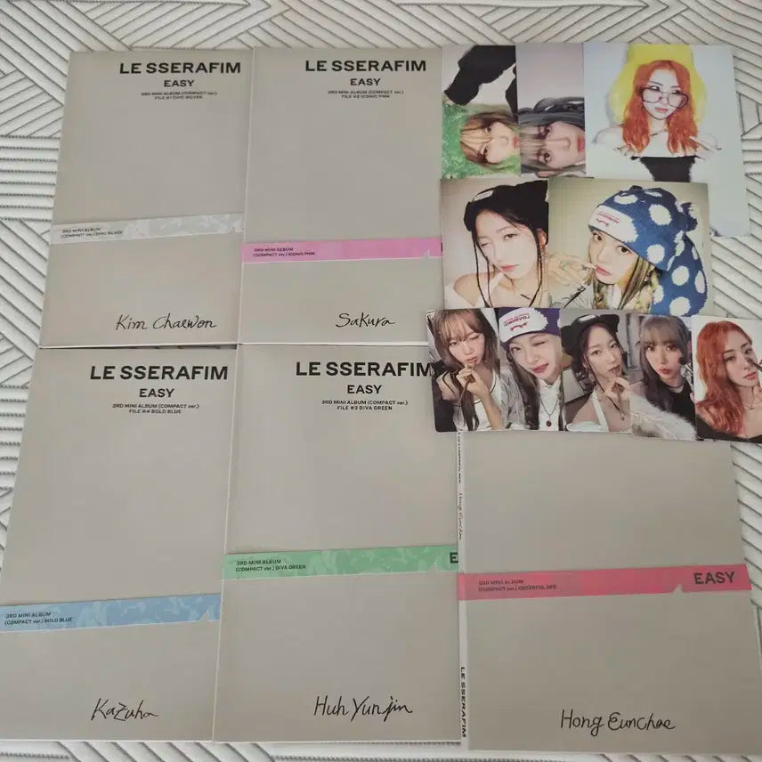 르세라핌 이지 컴팩트 easy compact 앨범 엽서 포카
