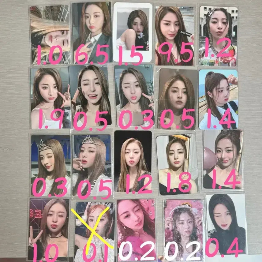 르세라핌 허윤진 포토카드 굿즈 앨포 특전 미공포 포토북
