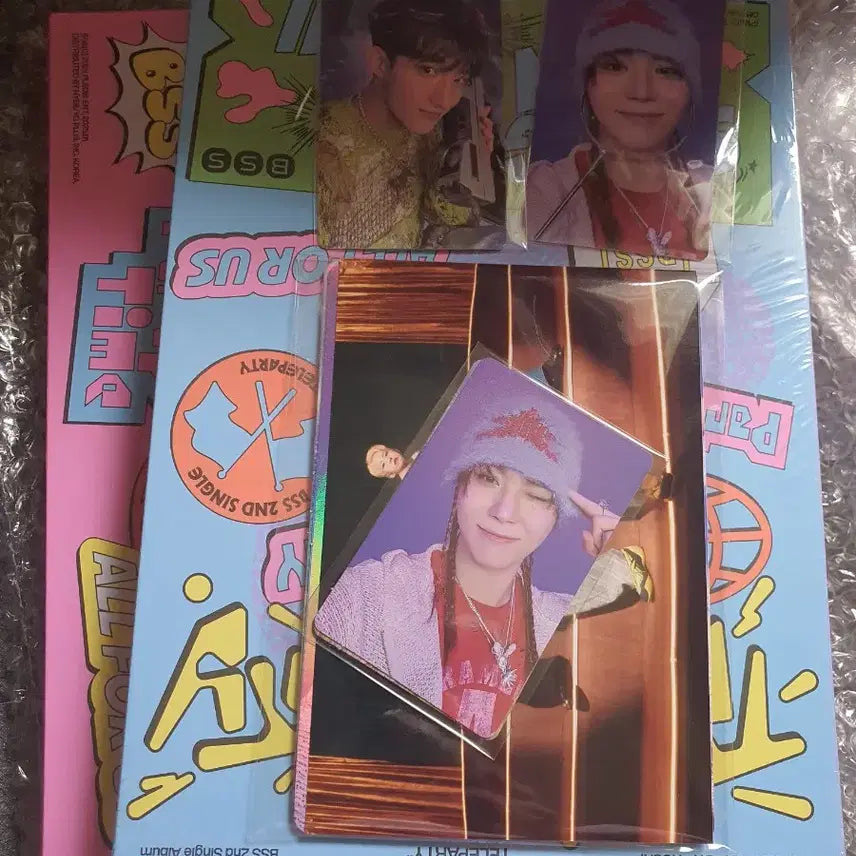 부석순 텔레파티 청바지 미개봉 앨범 위버스특전 포함