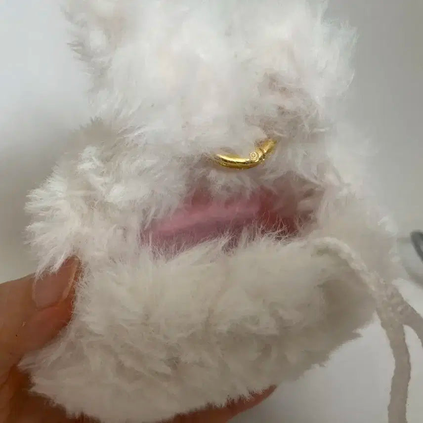 라부부 뜨개 원형 파우치