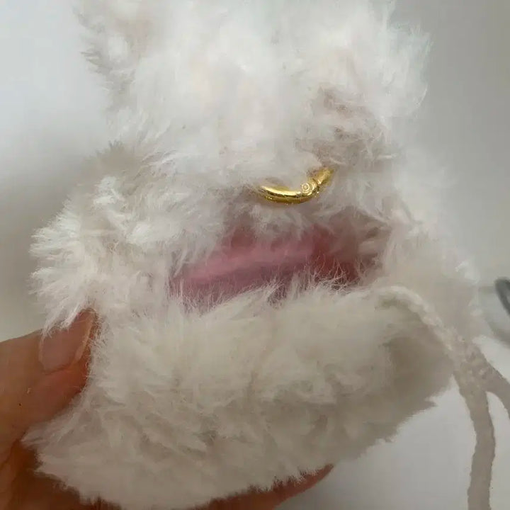 라부부 뜨개 원형 파우치