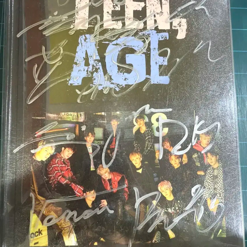 세븐틴 teen, age 사인 앨범