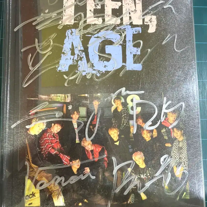 세븐틴 teen, age 사인 앨범