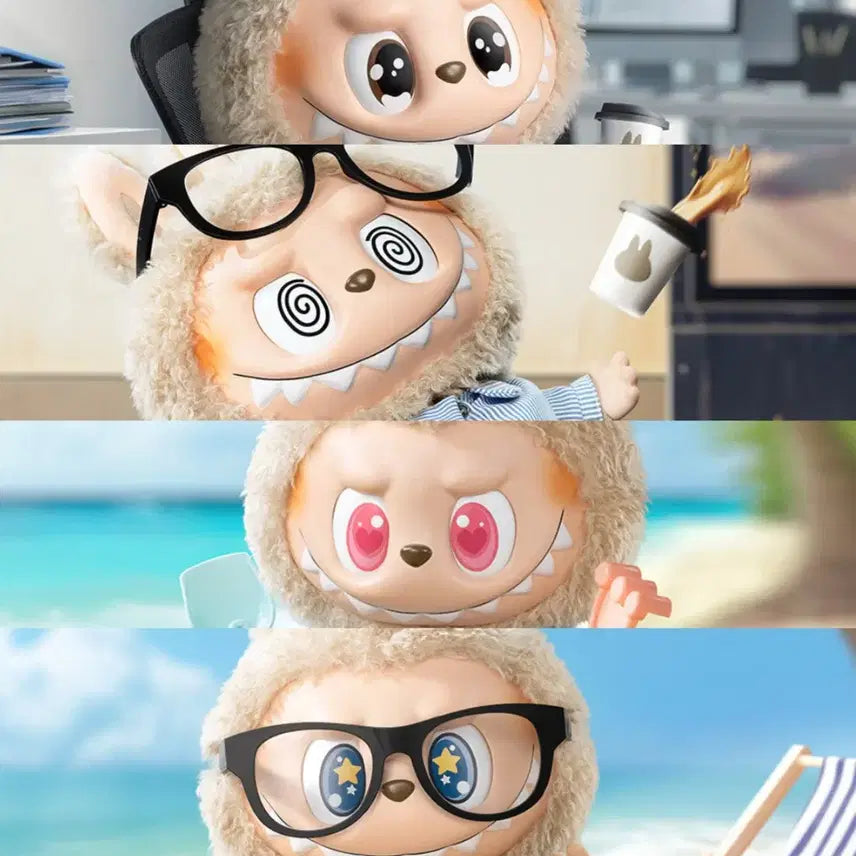 정품 라부부 플립 윗 미 인형 40cm
