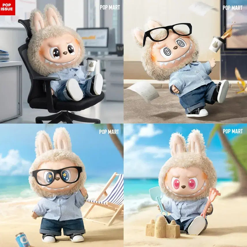 정품 라부부 플립 윗 미 인형 40cm
