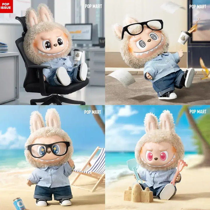 정품 라부부 플립 윗 미 인형 40cm
