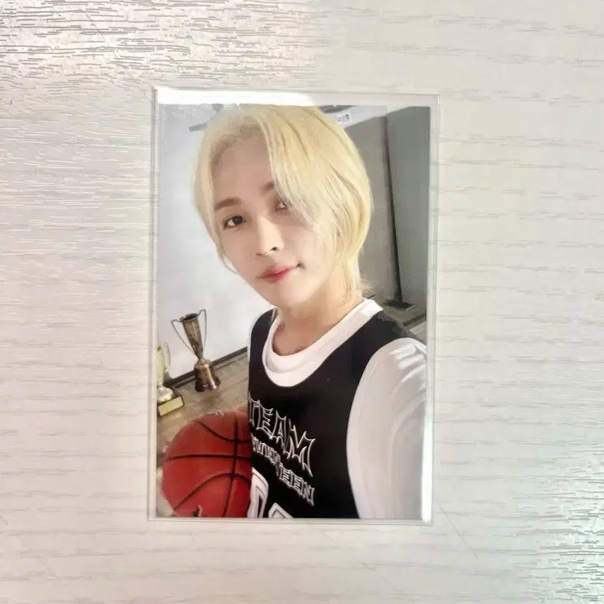 세븐틴 정한 멤버십 키트 농구 포카 포토카드