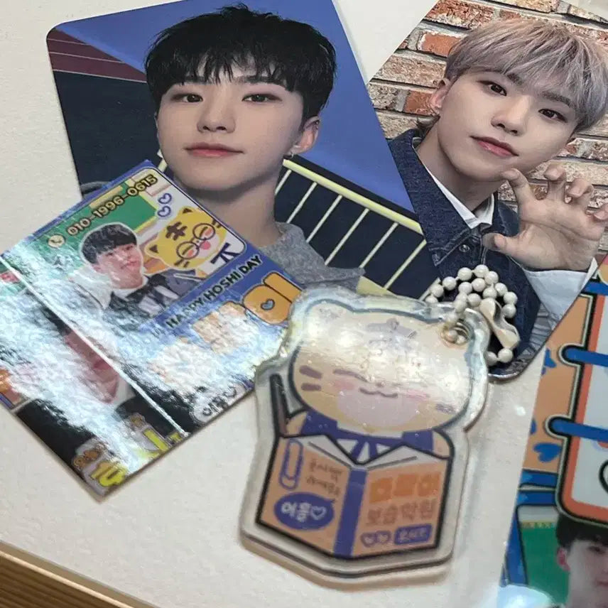 Svt 호시 생카 키링 특전 포카 셋트