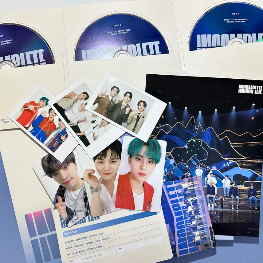 세븐틴 인컴플리트 DVD