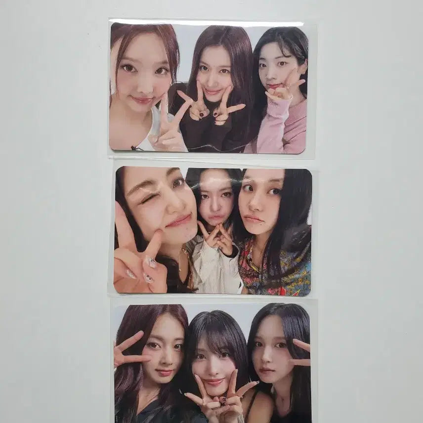 트와이스 this is for 사운드웨이브 사웨 럭드 유닛 포카 세트