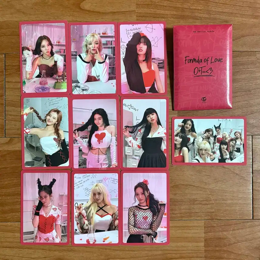 트와이스 TWICE SCIENTIST 앨범 예판 포카