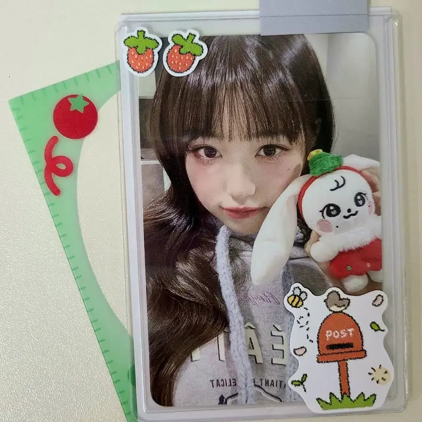 아이브 원영 미니브 크리스마스 플러시 인형 특전 원가 양도 (인형 포함)