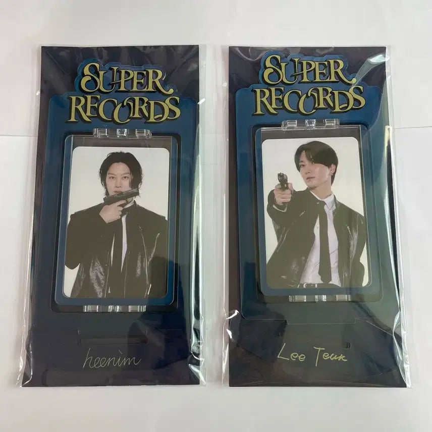일괄) 슈퍼주니어 전시회 슈퍼레코즈 아크릴 스탠드 희철 이특 일괄