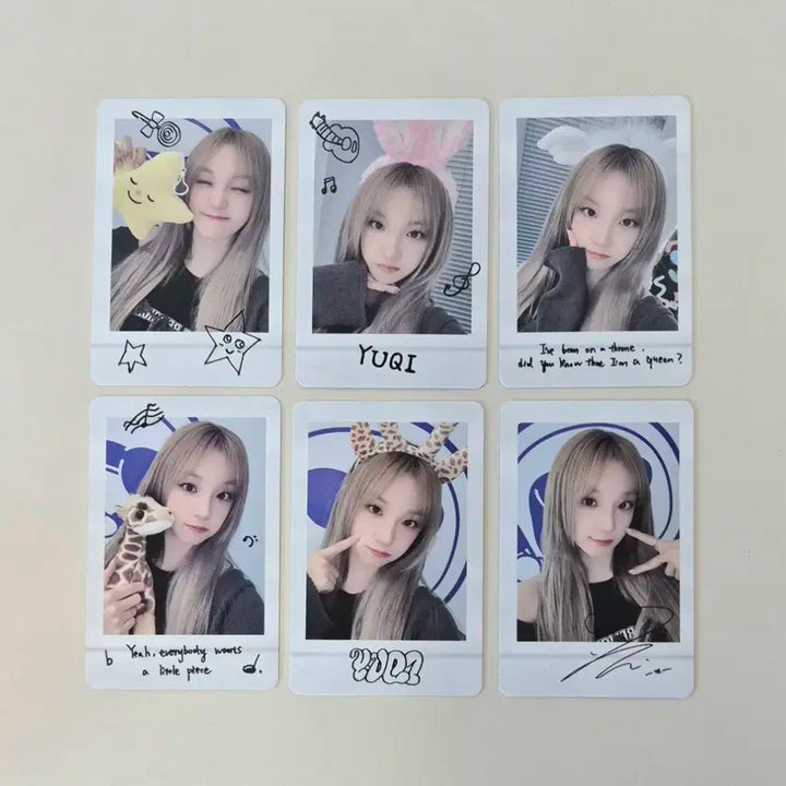 여자아이들 우기 폴라로이드 포카 세트 솔로앨범 yuq1 md idle