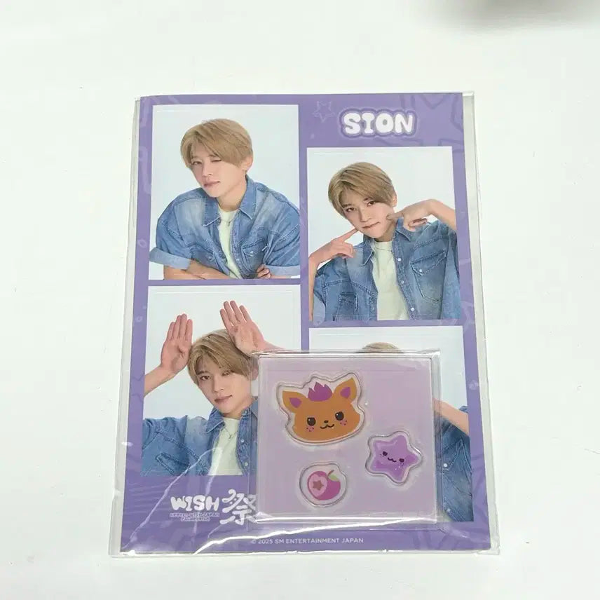 (미개봉) 엔시티위시 시온 네컷포토+아크릴스티커 세트