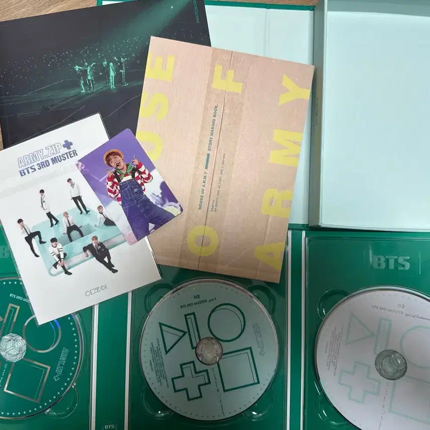방탄소년단 bts 3rd muster 3기 머스터 dvd 아미집