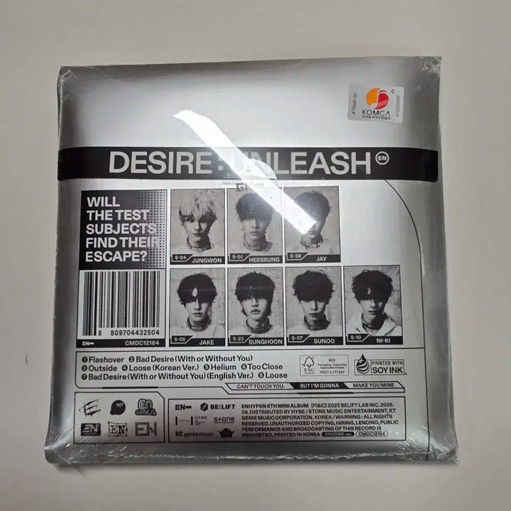 엔하이픈 디자이어 언리쉬 엔진반