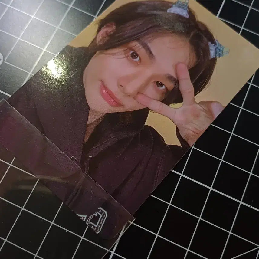 스키즈 현진 락 포카