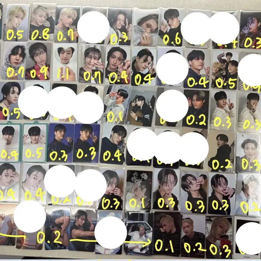 10일 이후 포마 ) 에이티즈 ateez 우영 성화 홍중 미공포 포카