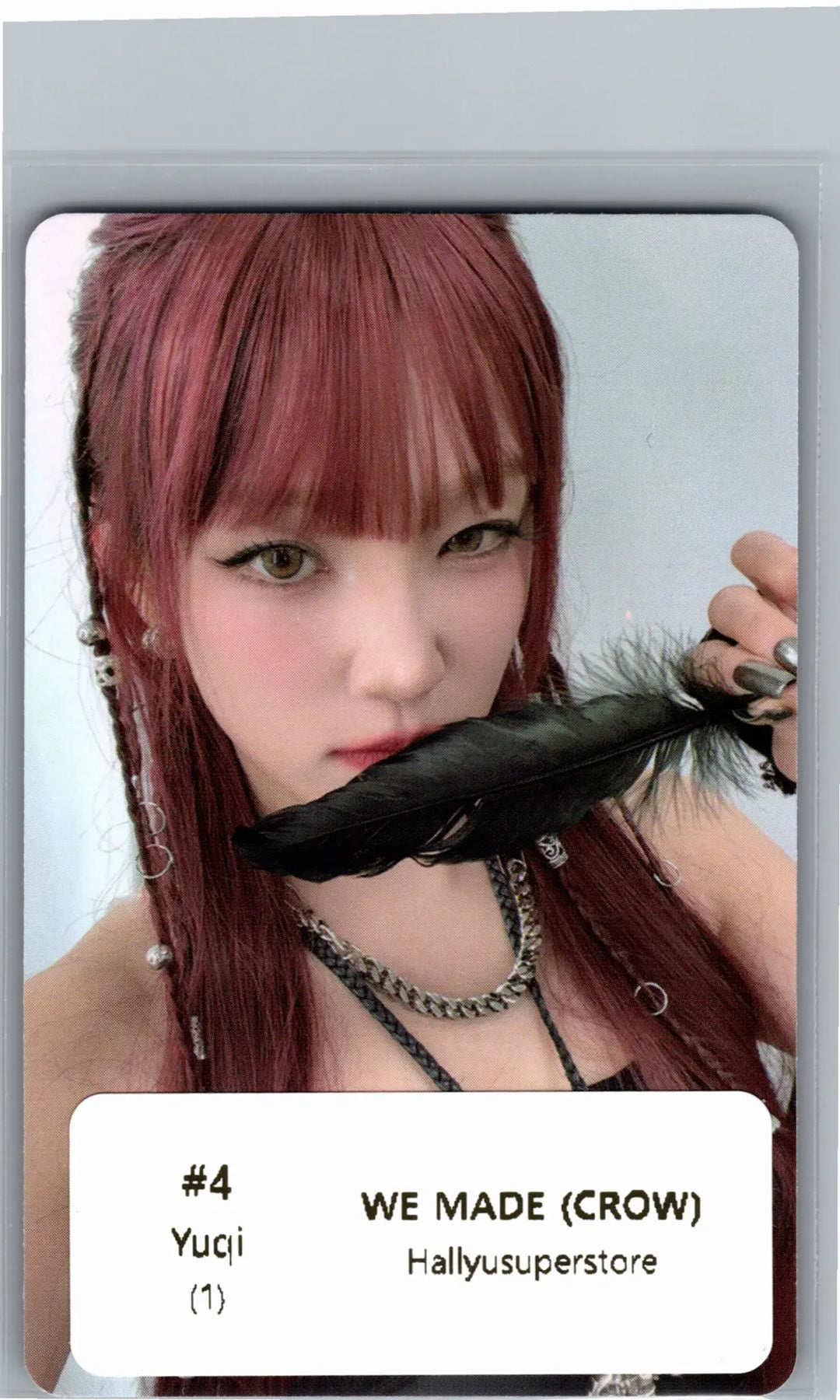 I-DLE "We made" - Official Photocard (Crow Ver.) [26.07.07]