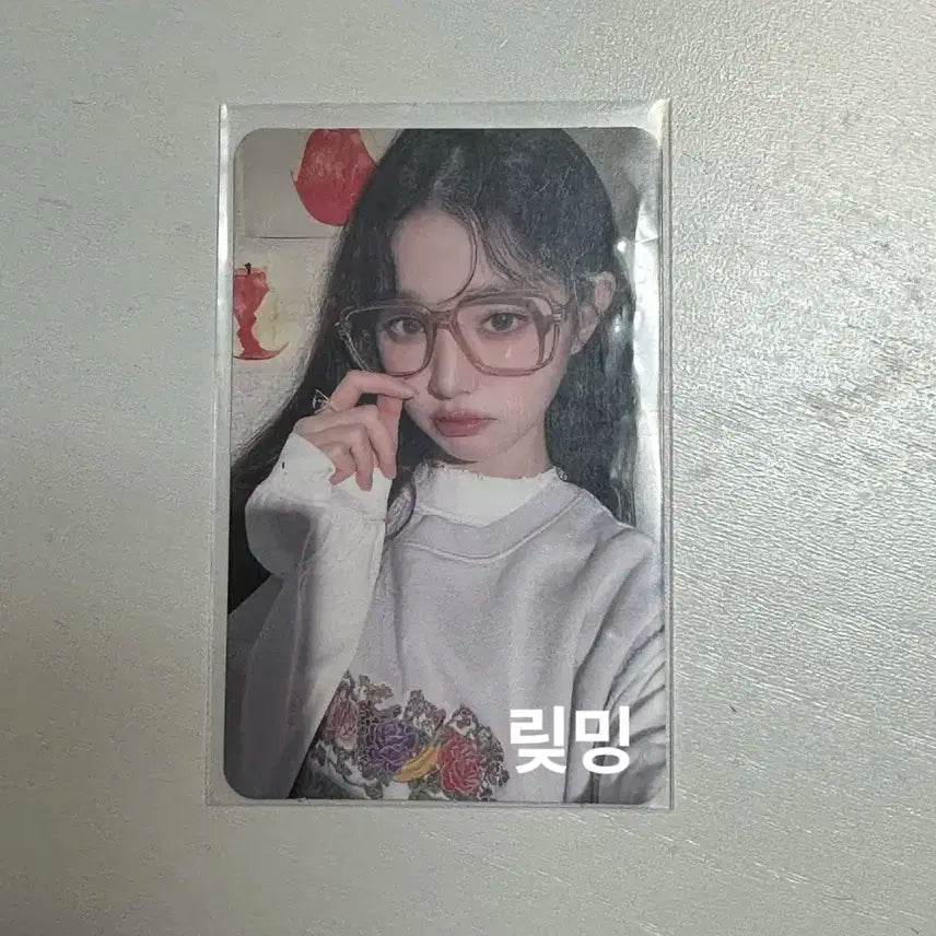 공굿덤)아이브 원영 마인 너드녕 사운드웨이브 포카 양도 판매ㅅㅊㅇ