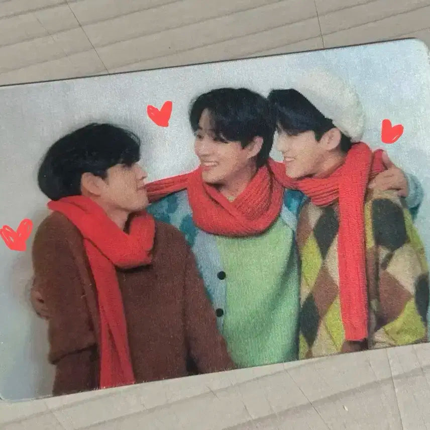 데이식스 이오데 크리스마스 랜티큘러 포카