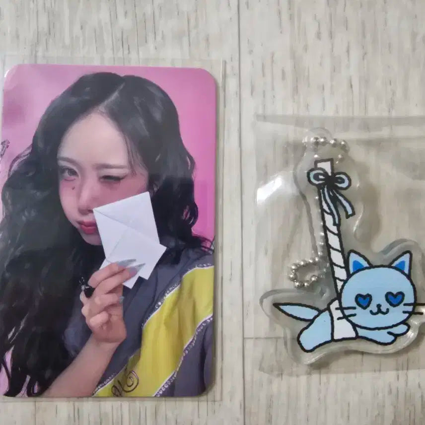비비지 공방포카 2주차 LaLaLoveMe 신비 + 키링