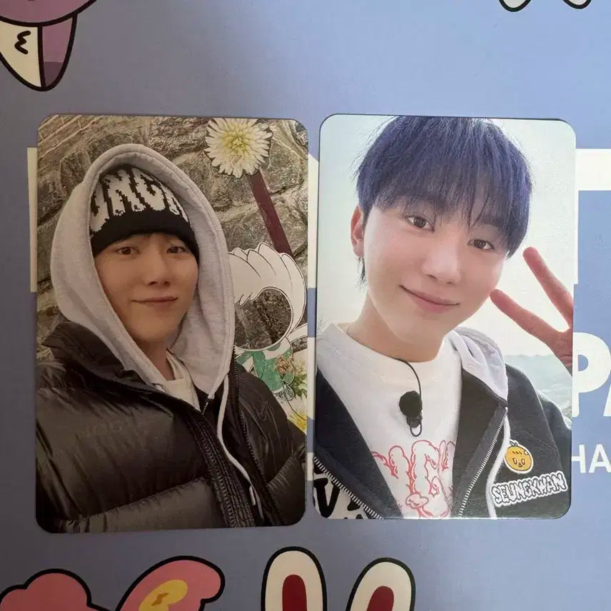 세븐틴 나나민박 포토카드 2종 세트 승관