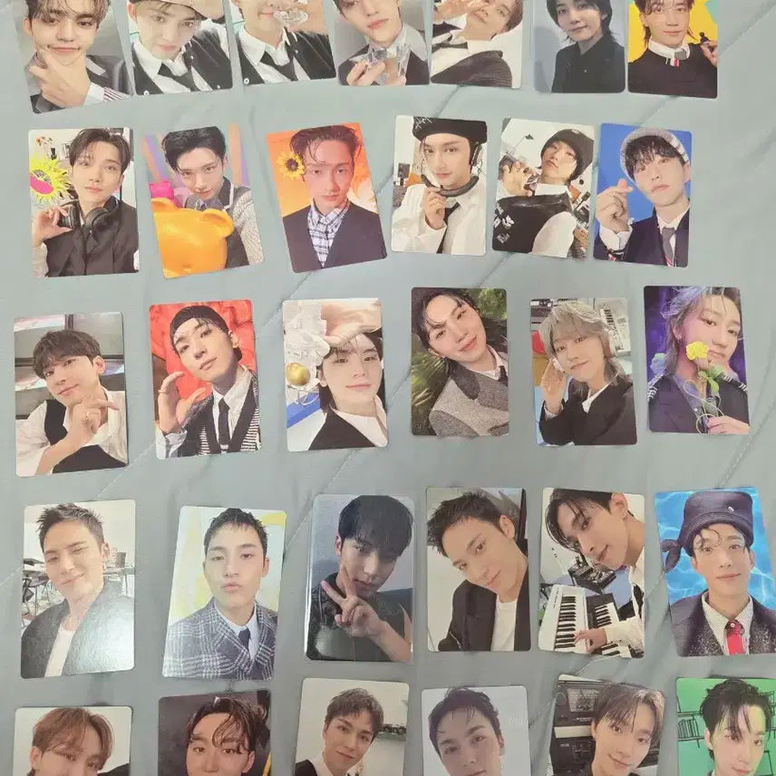 세븐틴 포카+포카 바인더(하늘색)