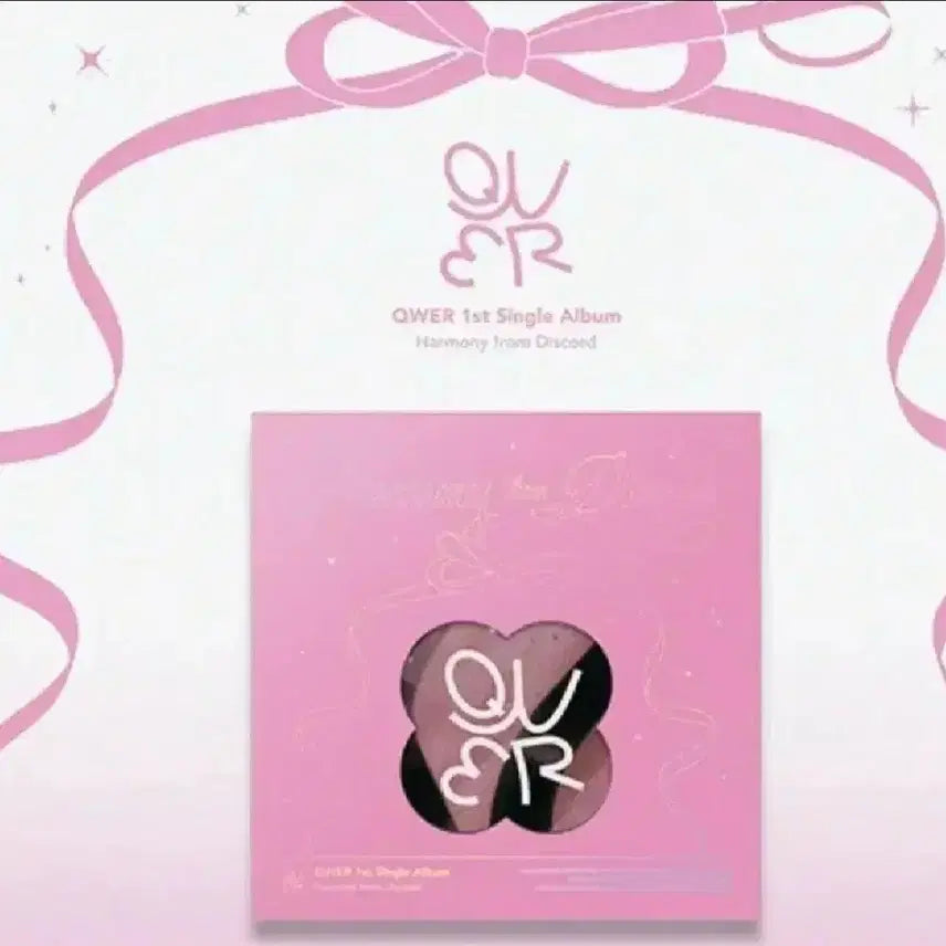 [단순개봉 ] QWER 앨범 cd 디스코드 (비닐만 제거)