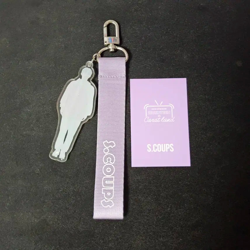 세븐틴 2020 캐랜 엠디 아크릴키링 쿱스 스트랩세트 (포카포함)양도