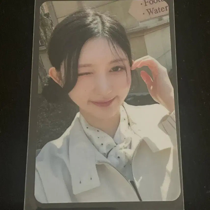 아이브 가을 미니브 허그가방 포토카드 포카