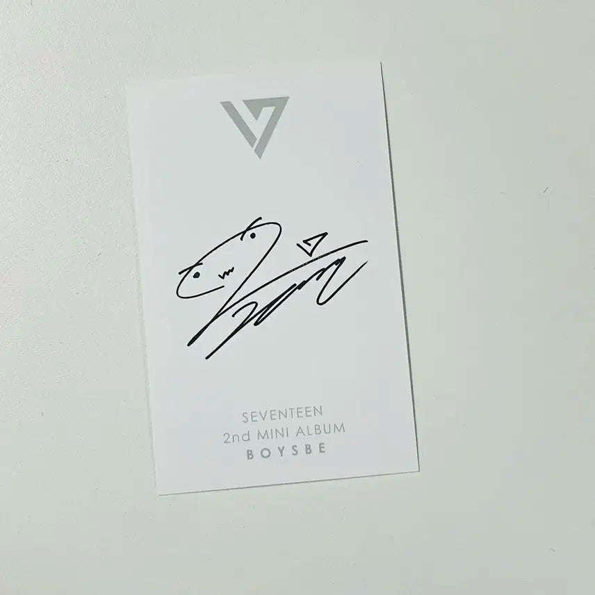 세븐틴 정한 보이즈 비 boys be 포카 포토카드