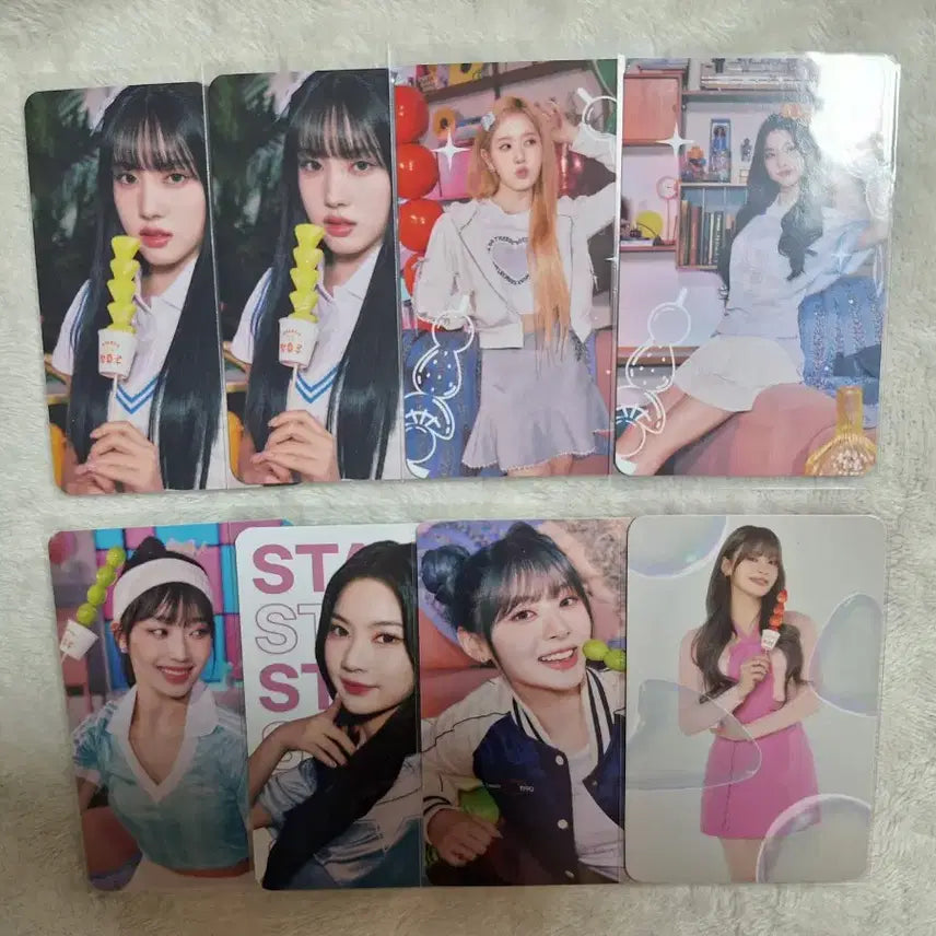 스테이씨 왕가 탕후루 포카 8장 일괄 판매
